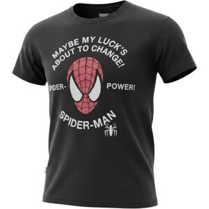 Universal Studios Japan Marvel Spider-Man Black Graphic T-Shirt Unisex Large NEW